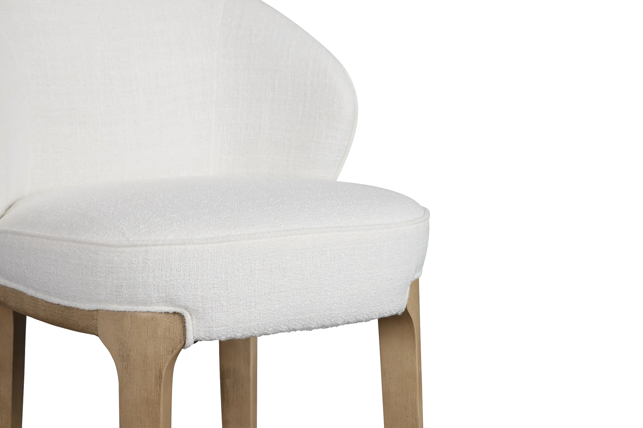 Libby Whitefabric 30" Upholstered Barstool