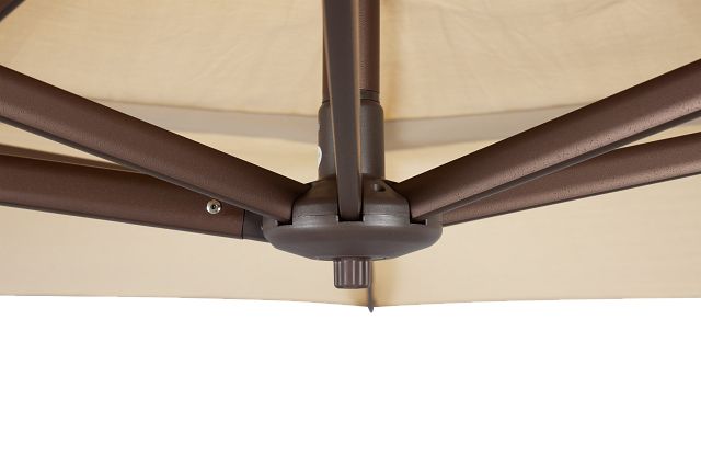 Abacos Khaki Cantilever Umbrella Set