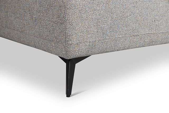 Alina Dark Gray Fabric Left Chaise Sectional