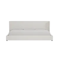 Captiva Gellar Beige 48" Upholstered Shelter Bed