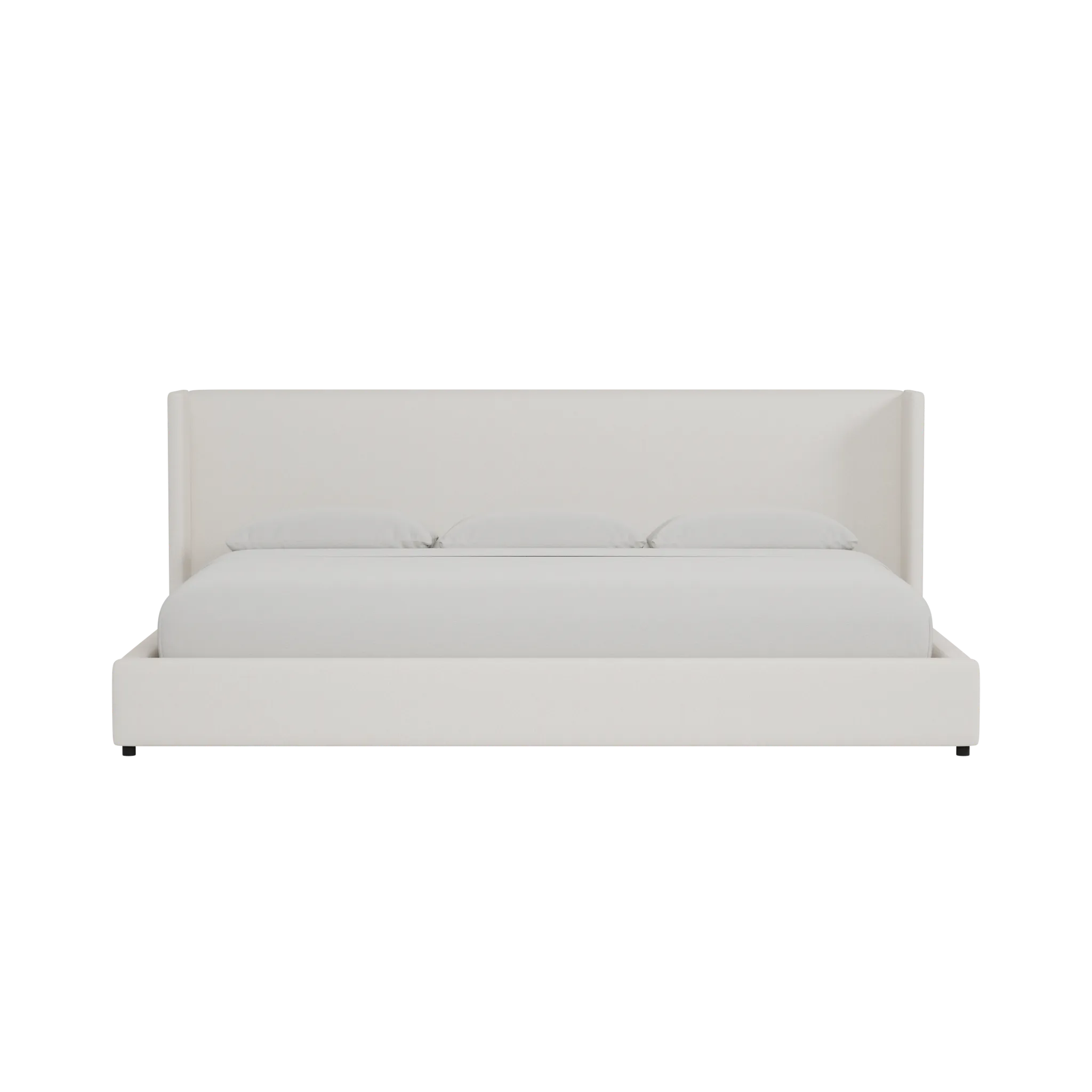 Captiva Gellar Beige 48" Upholstered Shelter Bed