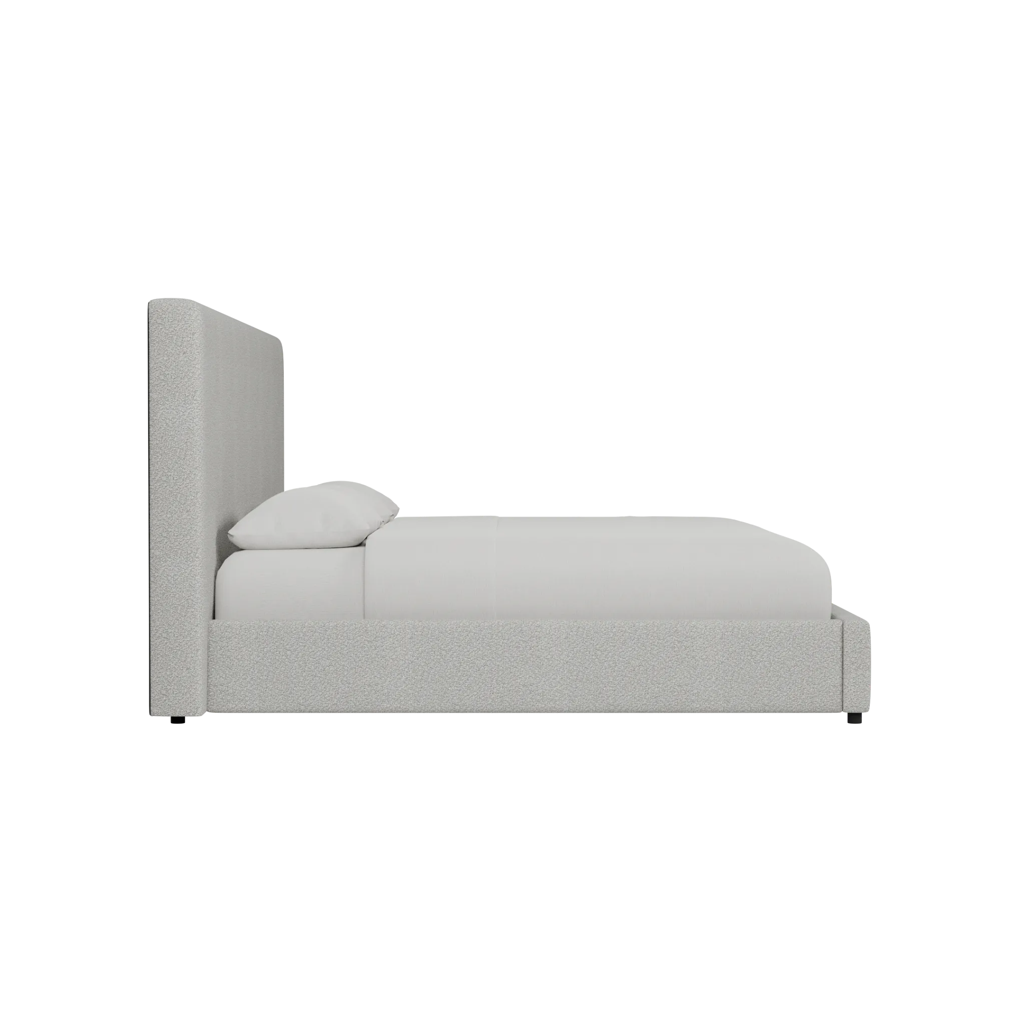 Grayton Sutton 54" Upholstered Platform Bed