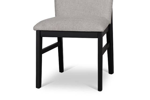 Palisades Black Upholstered Side Chair