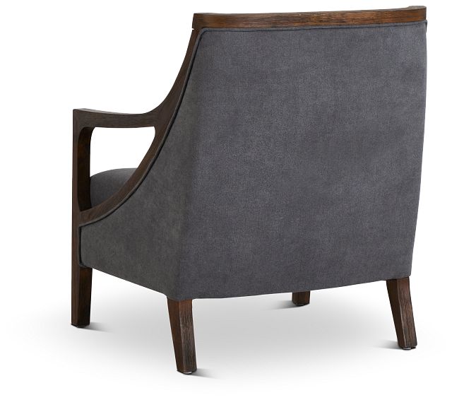 Hopkins Gray Fabric Accent Chair