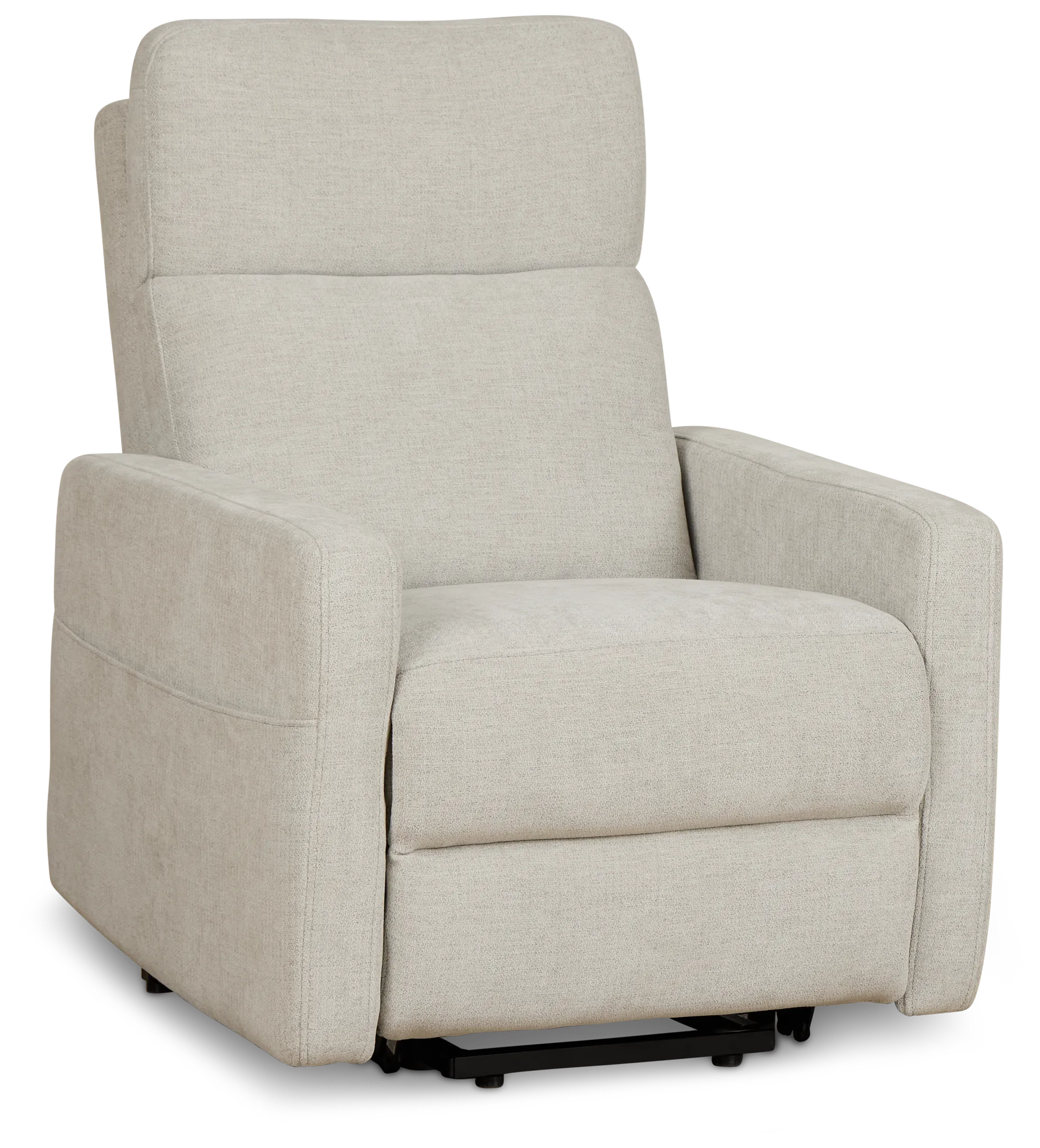 Talon Light Gray Fabric Power Lift Recliner