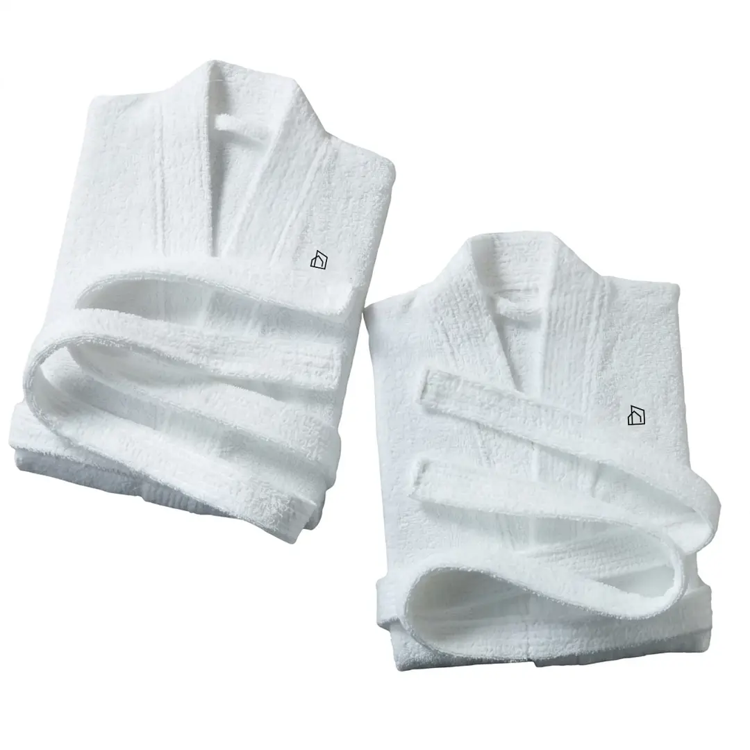 CITY HOME White Unisex Bath Robe CITY HOME White Unisex Bath Robe