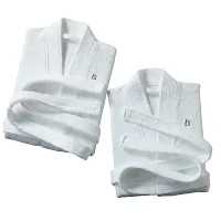 CITY HOME White Unisex Bath Robe