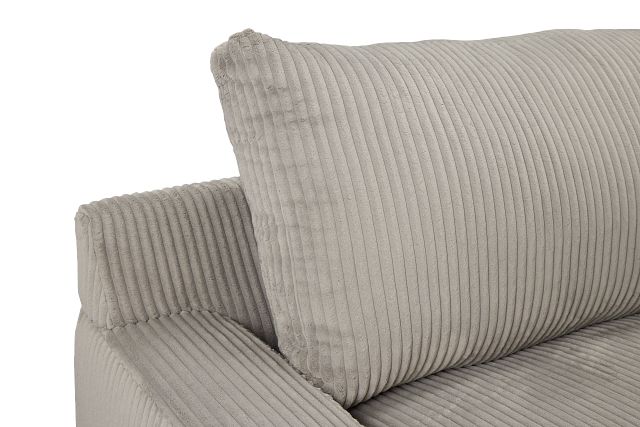 Charlie Gray Fabric Chaise
