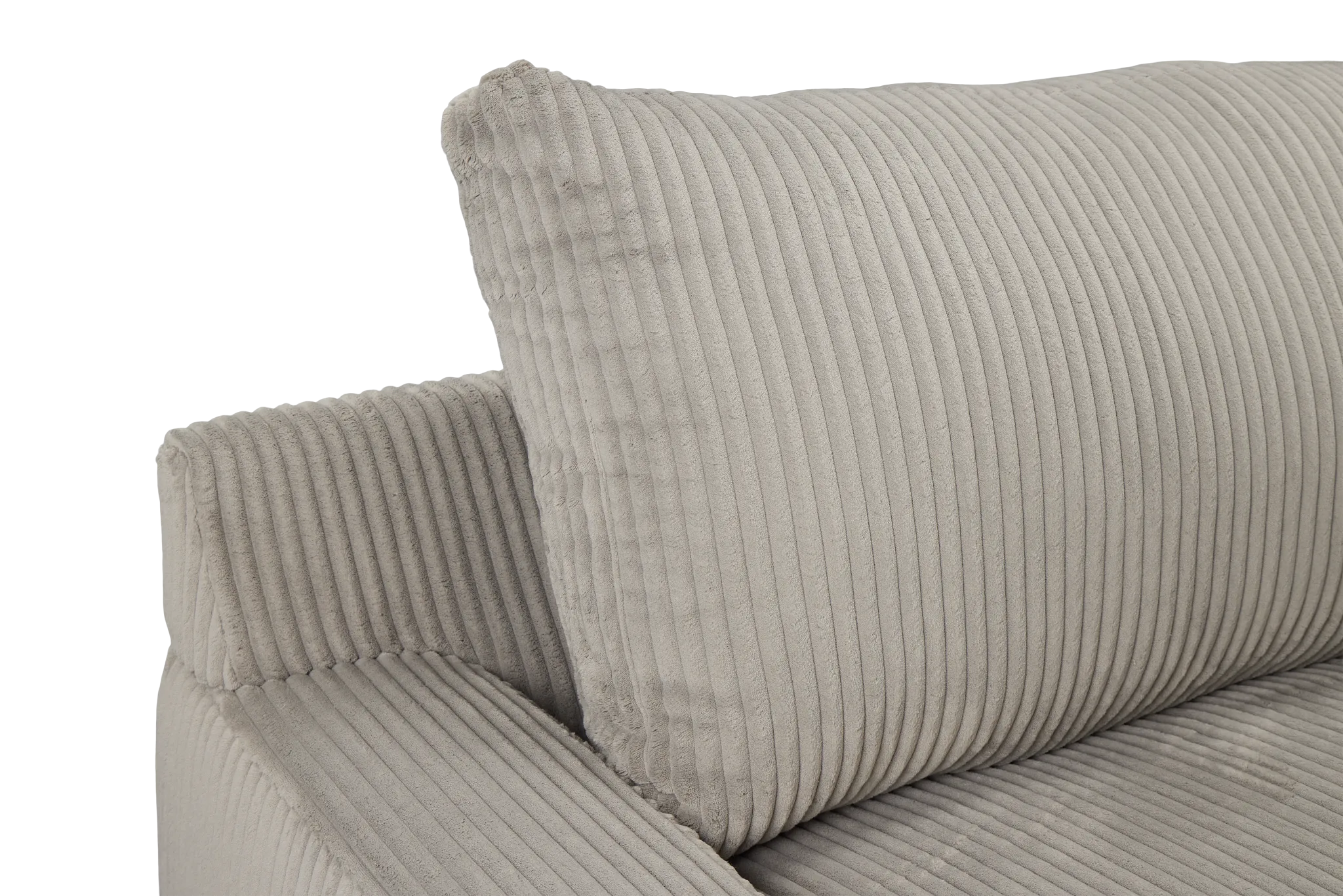 Charlie Gray Fabric Chaise