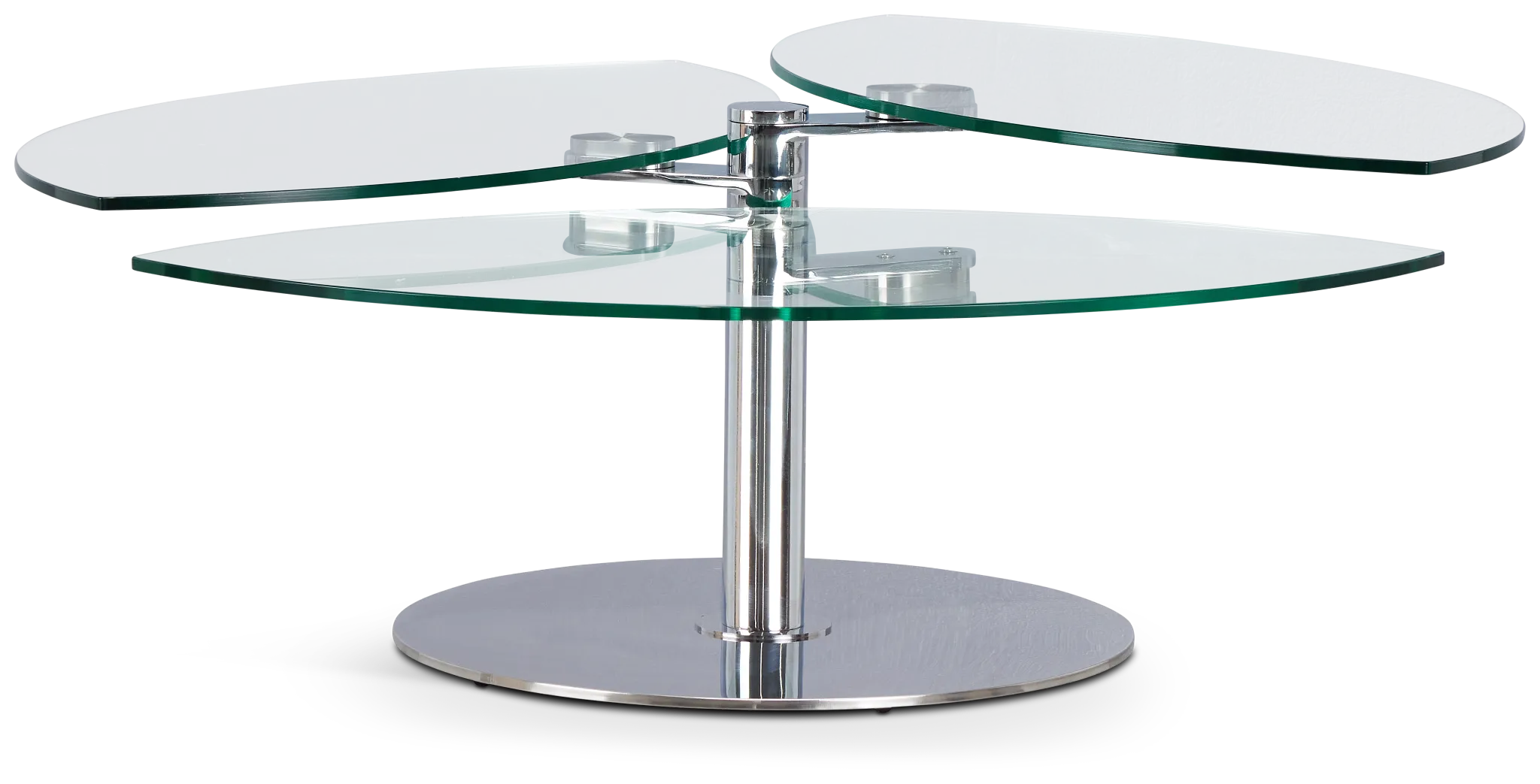 Brooks Glass Round Coffee Table