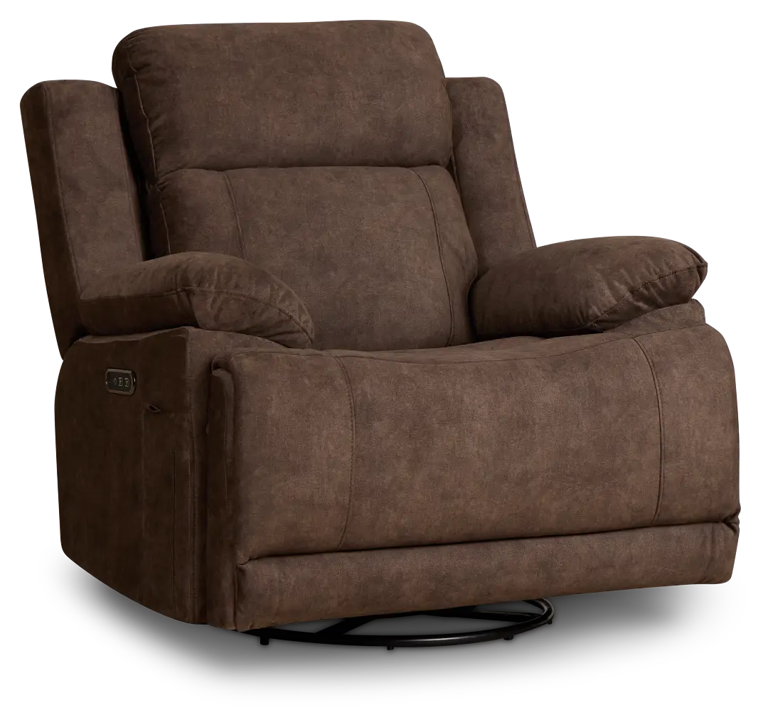 Benson Brown Micro Power Swivel Glider Recliner Benson Brown Micro Power Swivel Glider Recliner