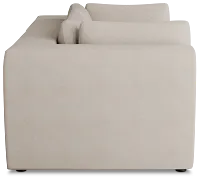 Destin Sutton Beige Fabric 2 Piece Modular Sofa