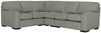 Austin Green Fabric Medium Two-arm Sectional