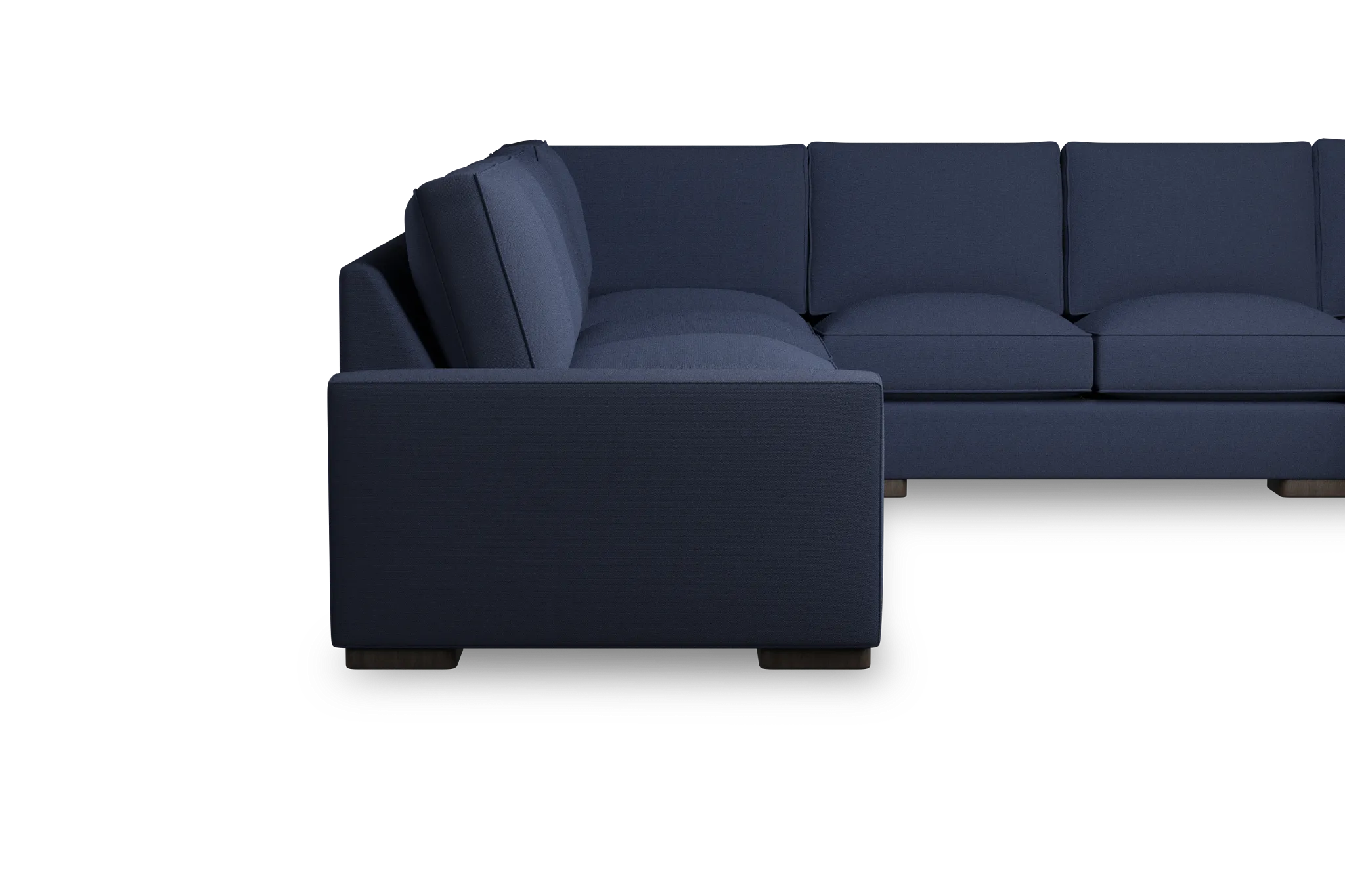 Edgewater Peyton Dark Blue Large Right Chaise Sectional