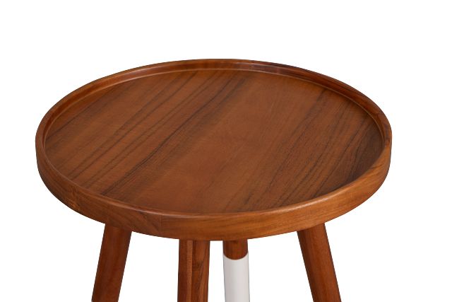 Daisy Mid Tone Round End Table