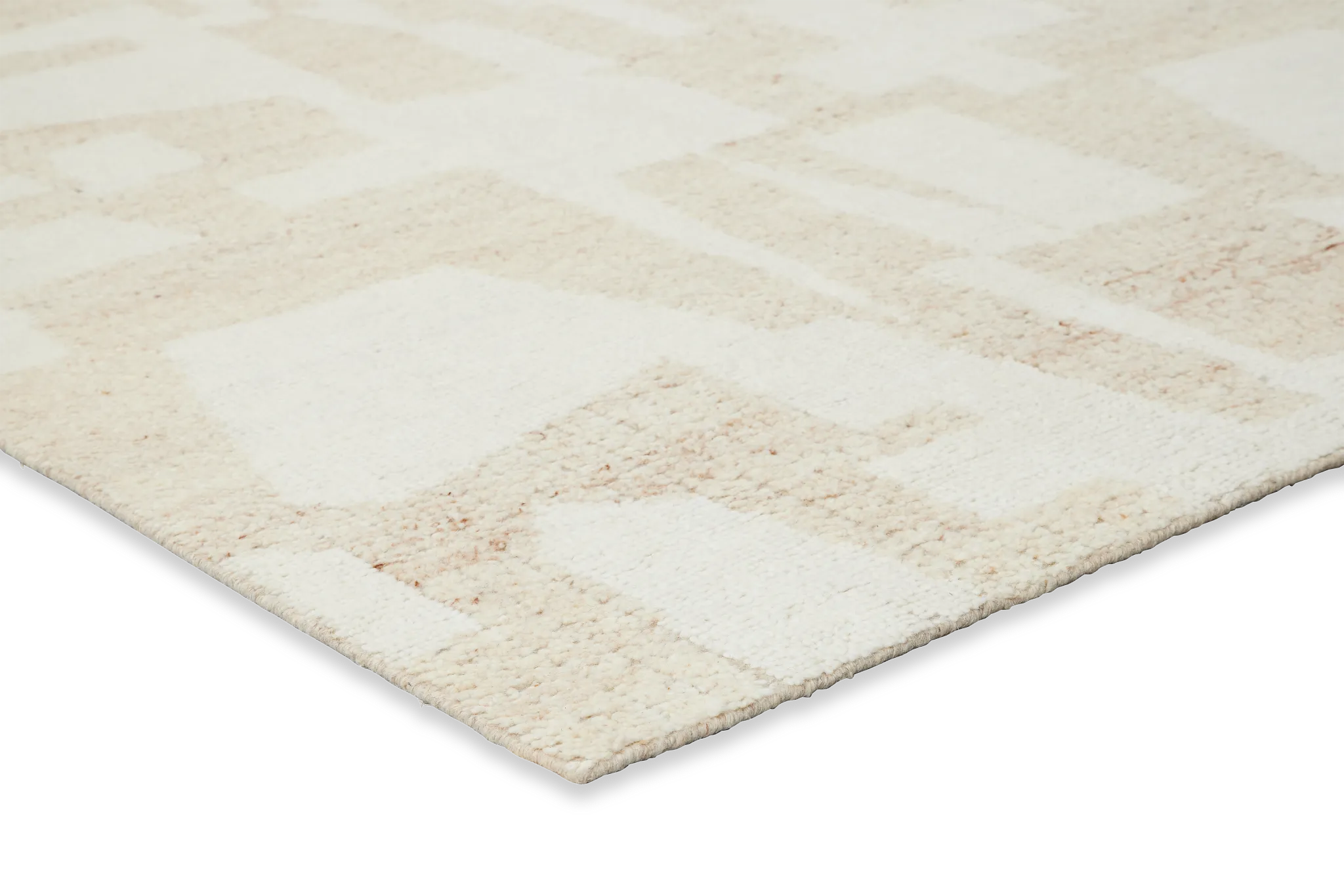 Lalu White 8x10 Area Rug