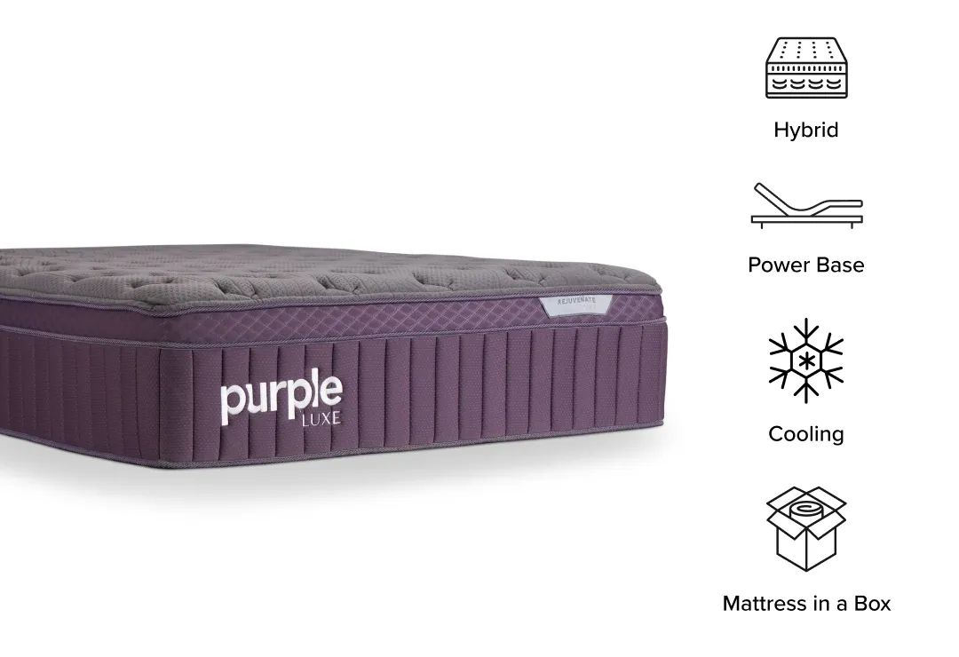 Purple Rejuvenate Plus 16.5" Hybrid Mattress
