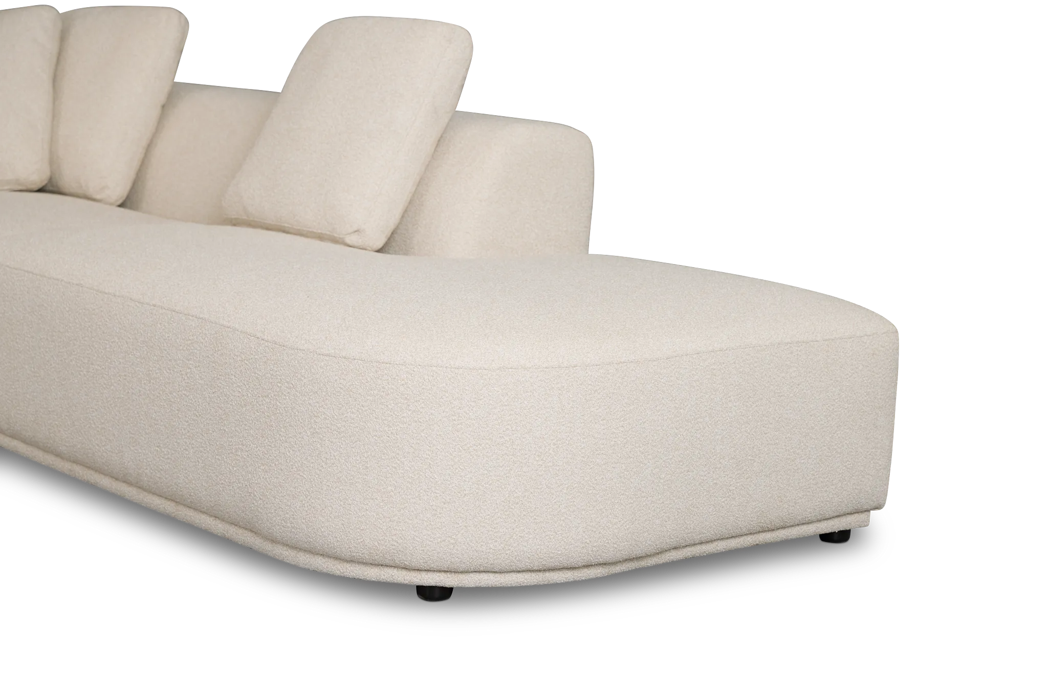 Catalina Beige Fabric Medium Left Chaise Sectional