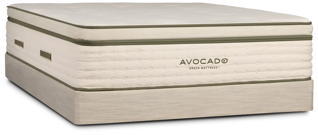 Avocado Green Plush Mattress Set