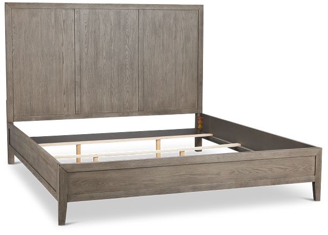 Alden Gray Wood Platform Bed