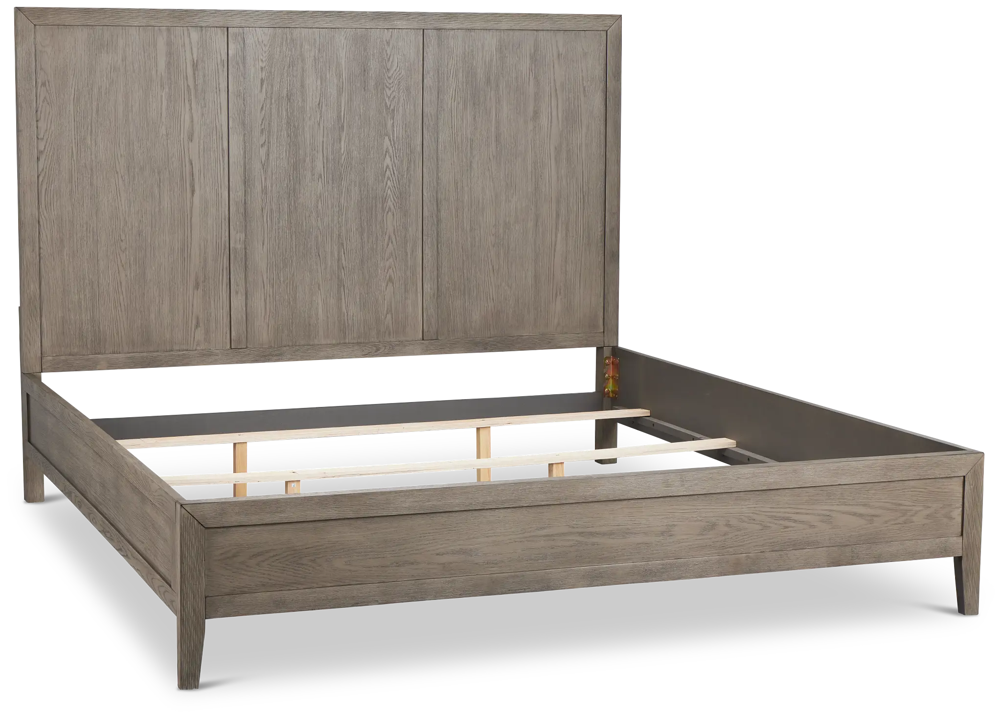 Alden Gray Wood Platform Bed Alden Gray Wood Platform Bed