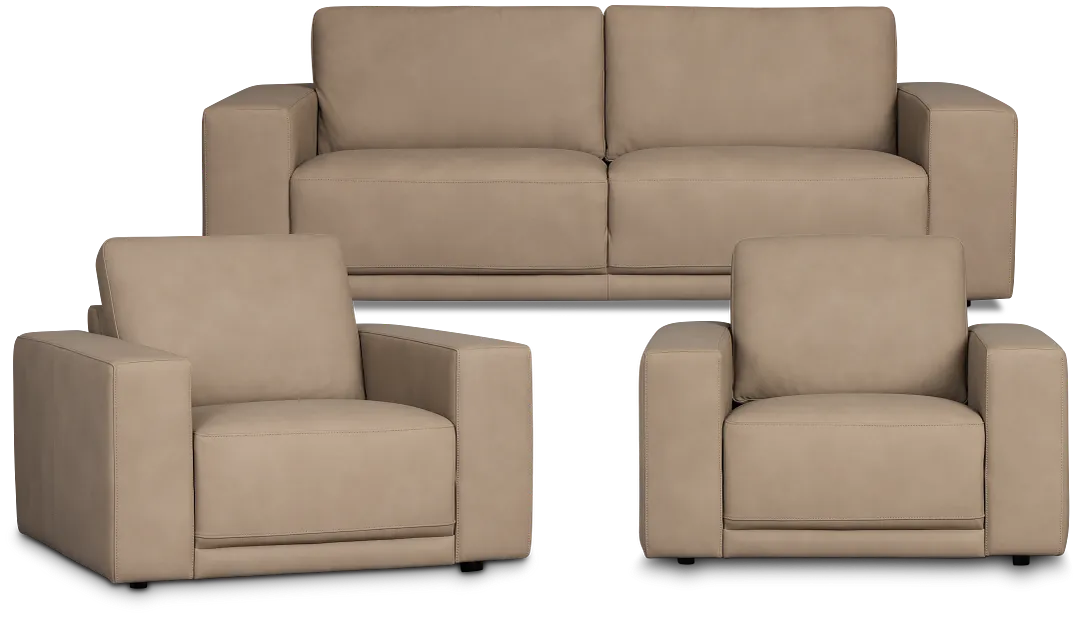 Kellan Taupe 92" Living Room