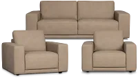Kellan Taupe 92" Living Room
