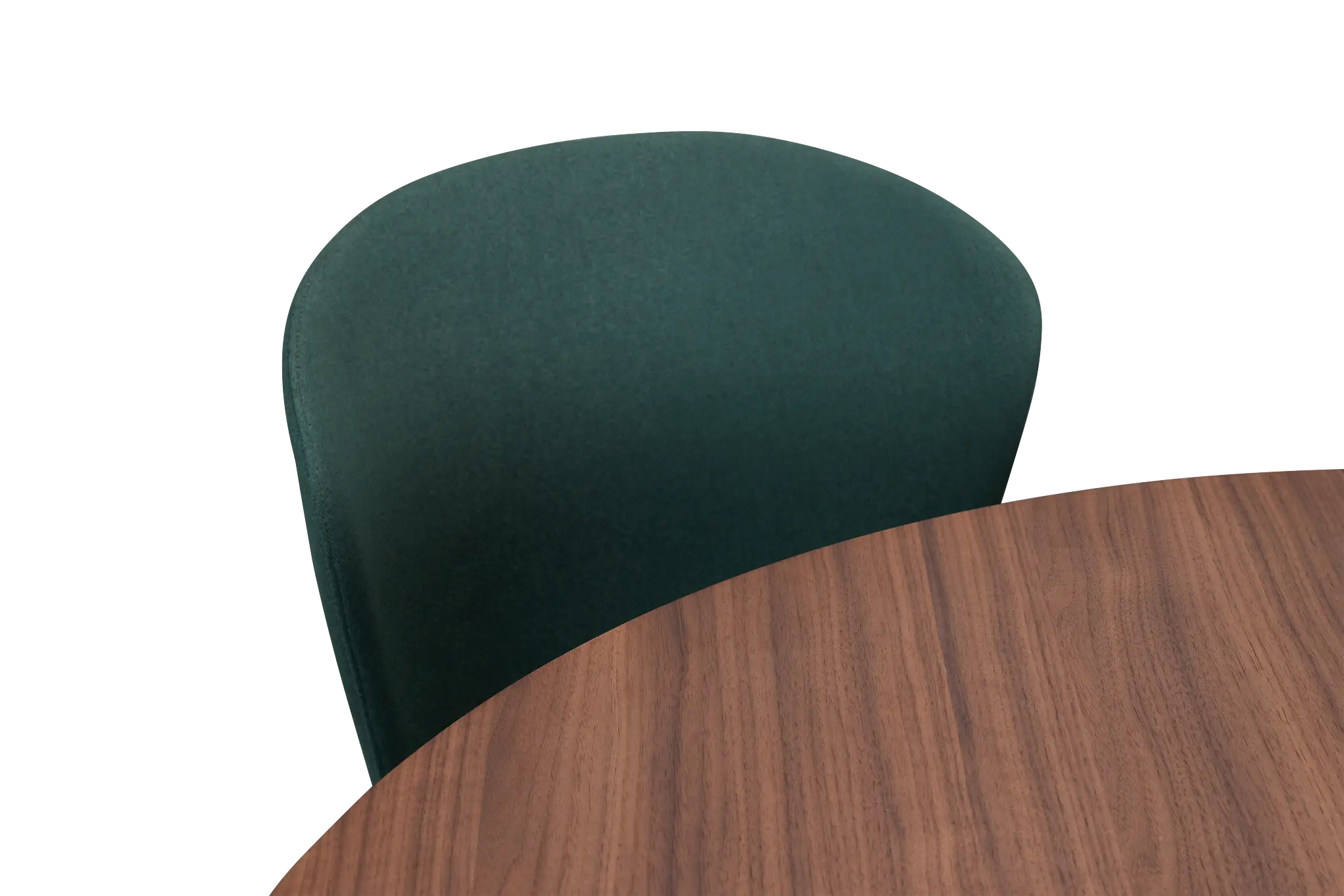 Nomad Mid Tone 47" Round Table & 4 Dark Green Chairs W/ Mid-tone Legs Nomad Mid Tone 47" Round Table & 4 Dark Green Chairs W/ Mid-tone Legs