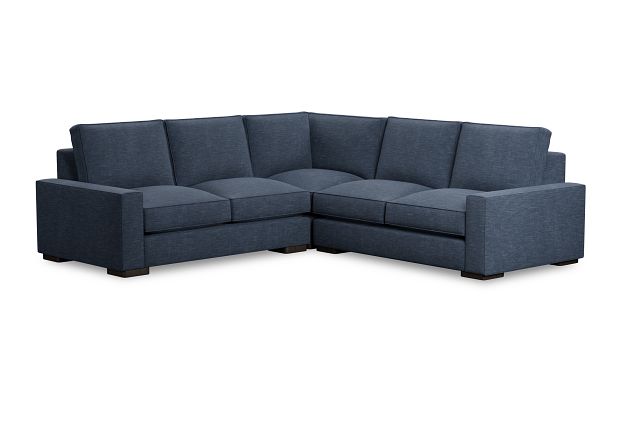 Edgewater Elevation Dark Blue Small Two-arm Sectional