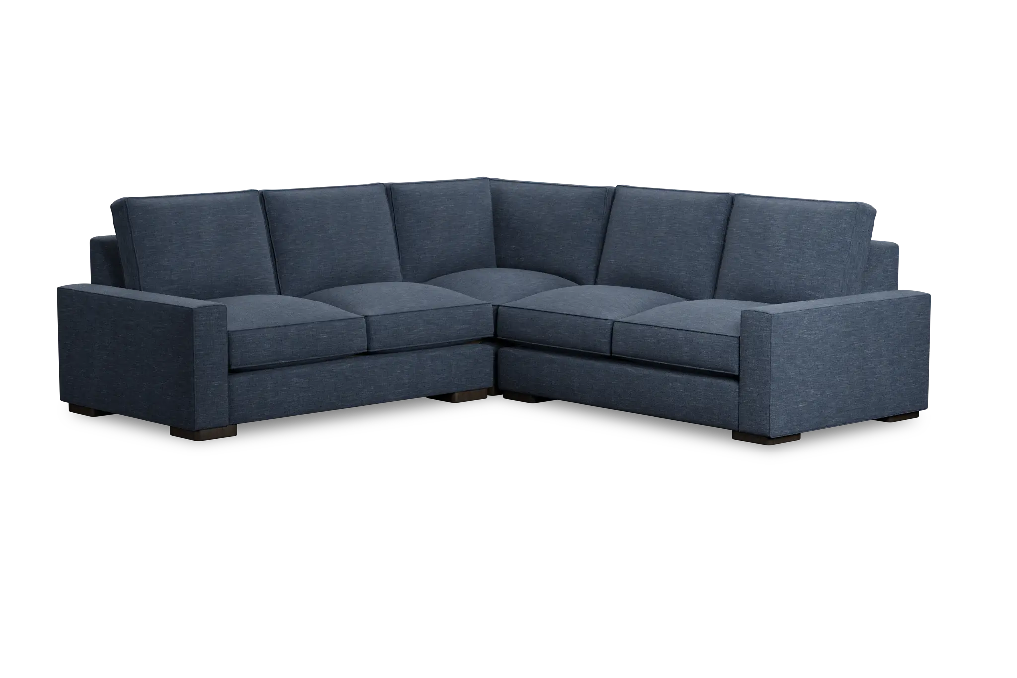 Edgewater Elevation Dark Blue Small Two-arm Sectional Edgewater Elevation Dark Blue Small Two-arm Sectional