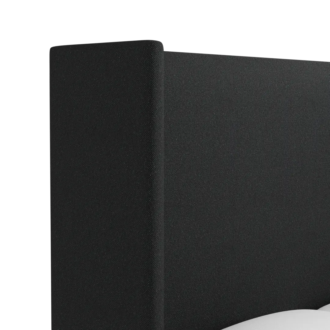 Captiva Elite Black 60" Upholstered Shelter Bed Captiva Elite Black 60" Upholstered Shelter Bed