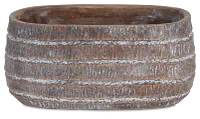 Redwood Brown Large Bowl