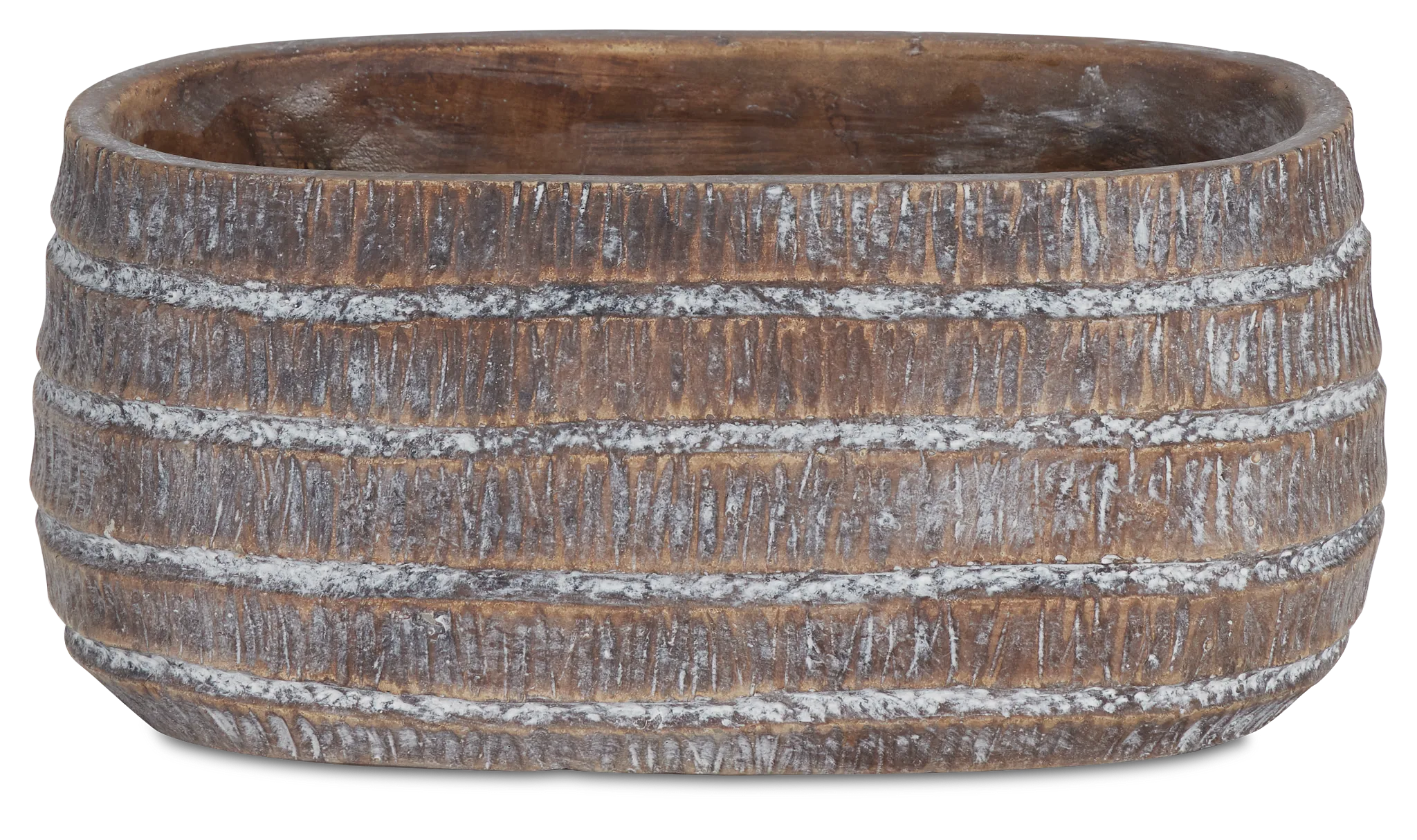 Redwood Brown Large Bowl