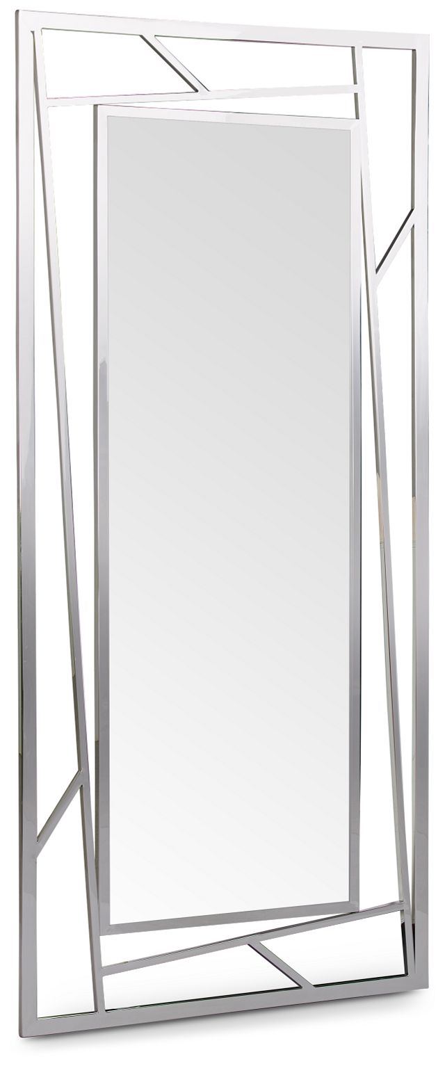 Ace Silver Floor Mirror