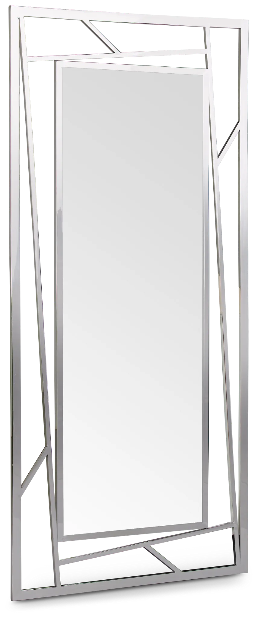 Ace Silver Floor Mirror