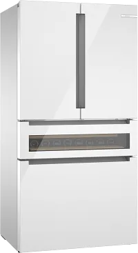 Bosch 800 Series White 36" French Door Refrigerator