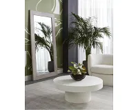 Bayla White Round Coffee Table Top