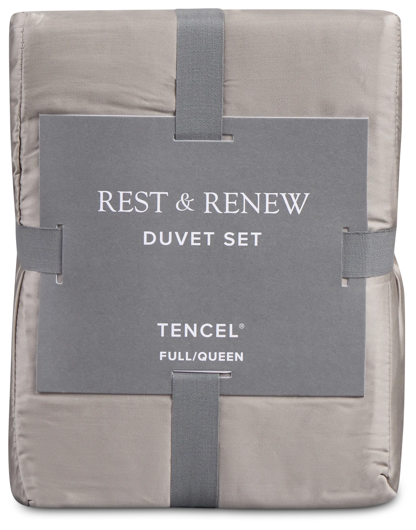 Rest & Renew Tencel Gray 300 Thread Duvet Set