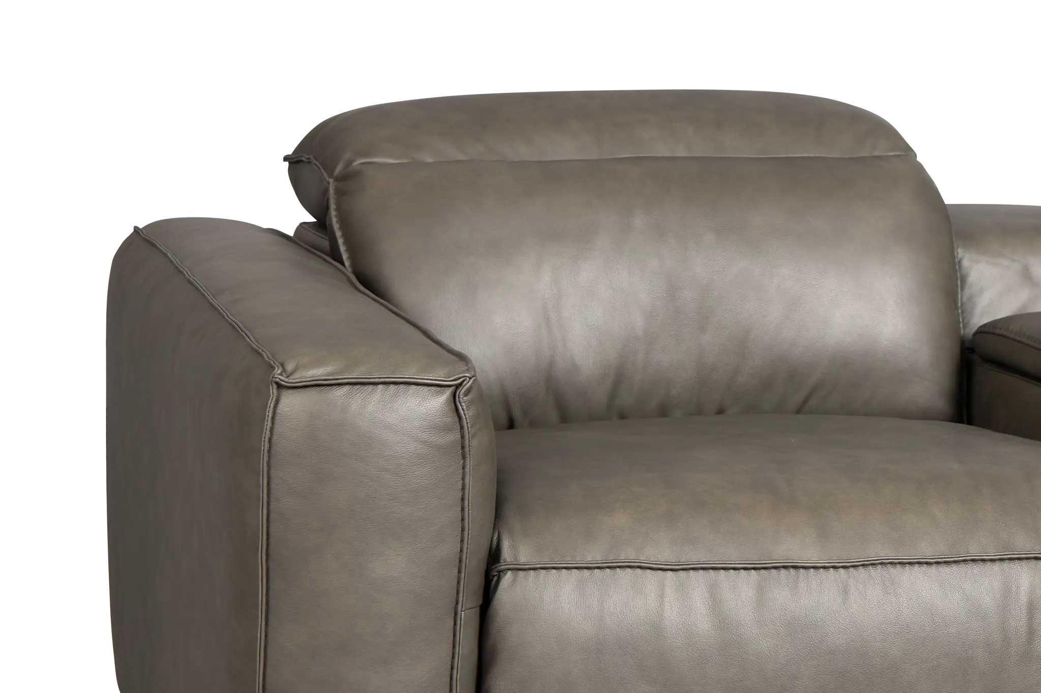 Ryland Dark Gray Lthr/vinyl Power Reclining Console Sofa Ryland Dark Gray Lthr/vinyl Power Reclining Console Sofa