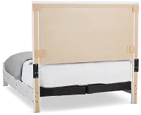 Everett White Panel Bed