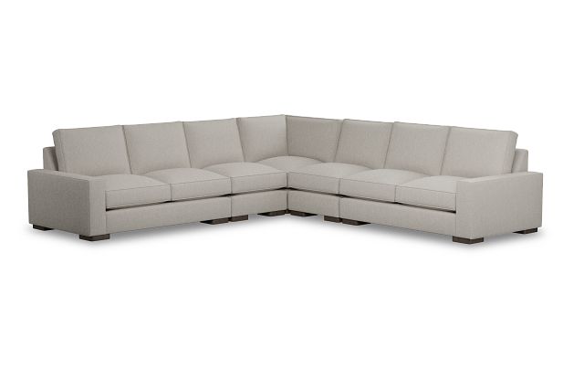 Edgewater Revenue Beige Large Two-arm Sectional
