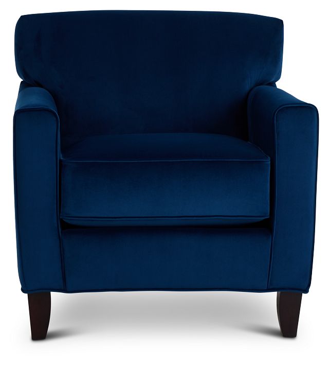 Royale Blue Fabric Accent Chair (3)