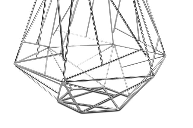 Cage Silver Table Lamp