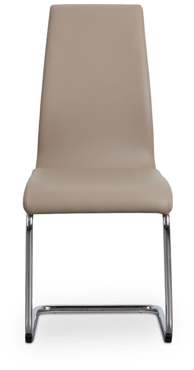 Lennox Taupe Upholstered Side Chair (3)