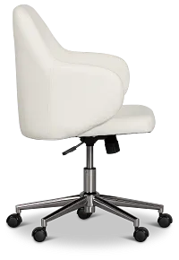 Holland White Desk Chair