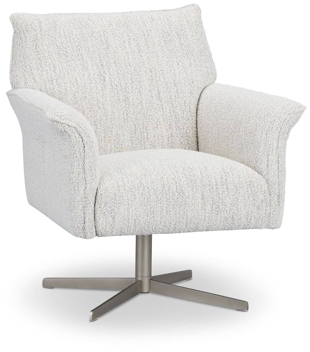 Imani White Fabric Swivel Accent Chair Imani White Fabric Swivel Accent Chair