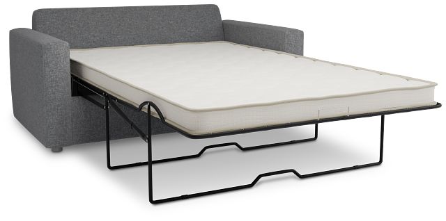 Siesta Delray Dark Gray Fabric Innerspring Sleeper