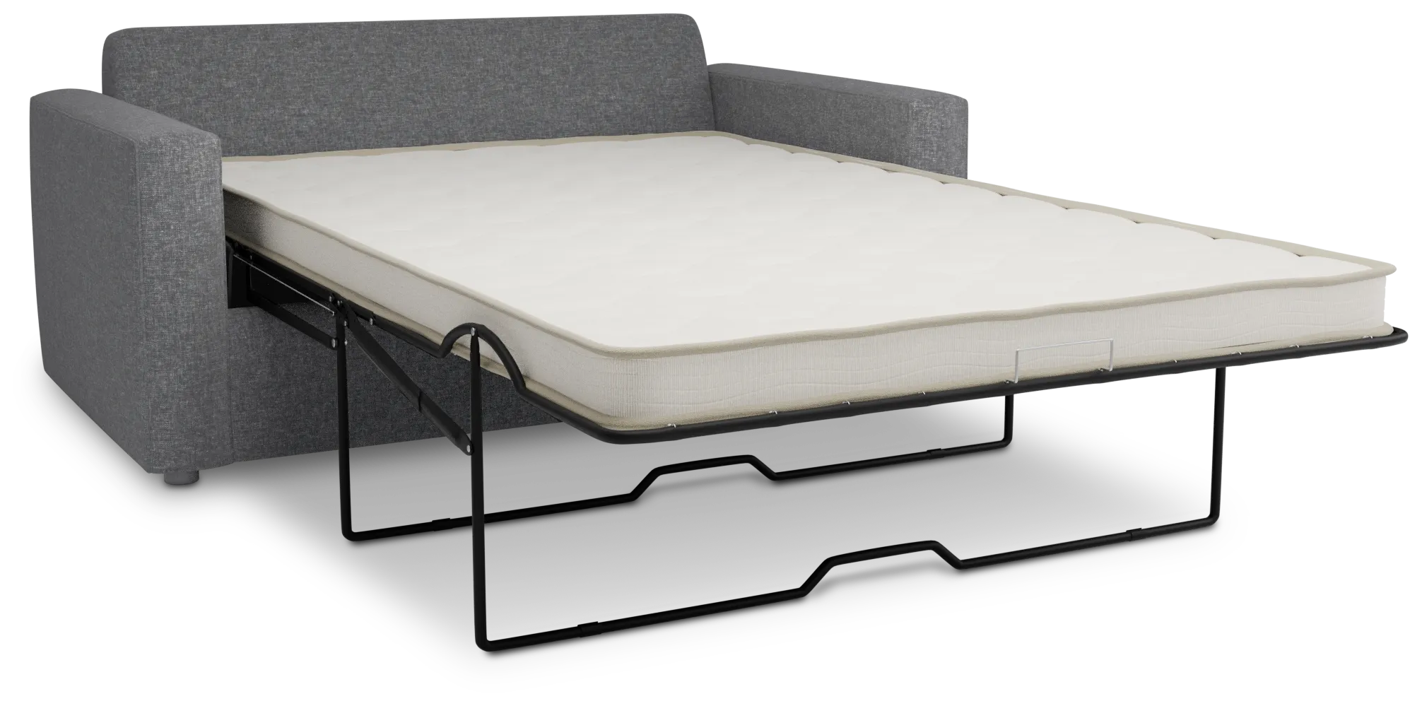 Siesta Delray Dark Gray Fabric Innerspring Sleeper