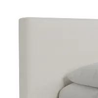 Grayton Gellar Beige 44" Upholstered Platform Bed