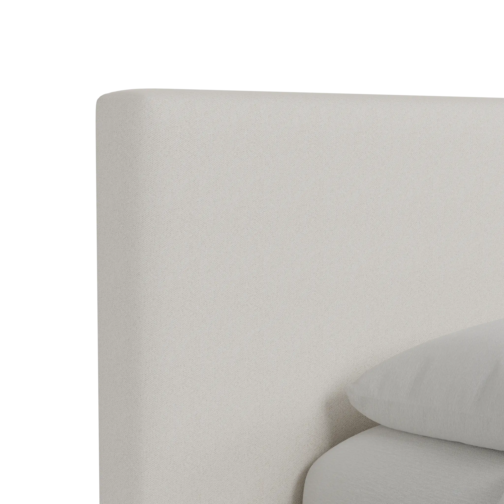 Grayton Gellar Beige 44" Upholstered Platform Bed Grayton Gellar Beige 44" Upholstered Platform Bed